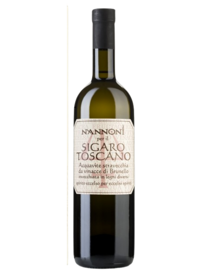Acquavite Di Vinaccia Di Brunello Riserva Da Sigaro Toscano Nannoni